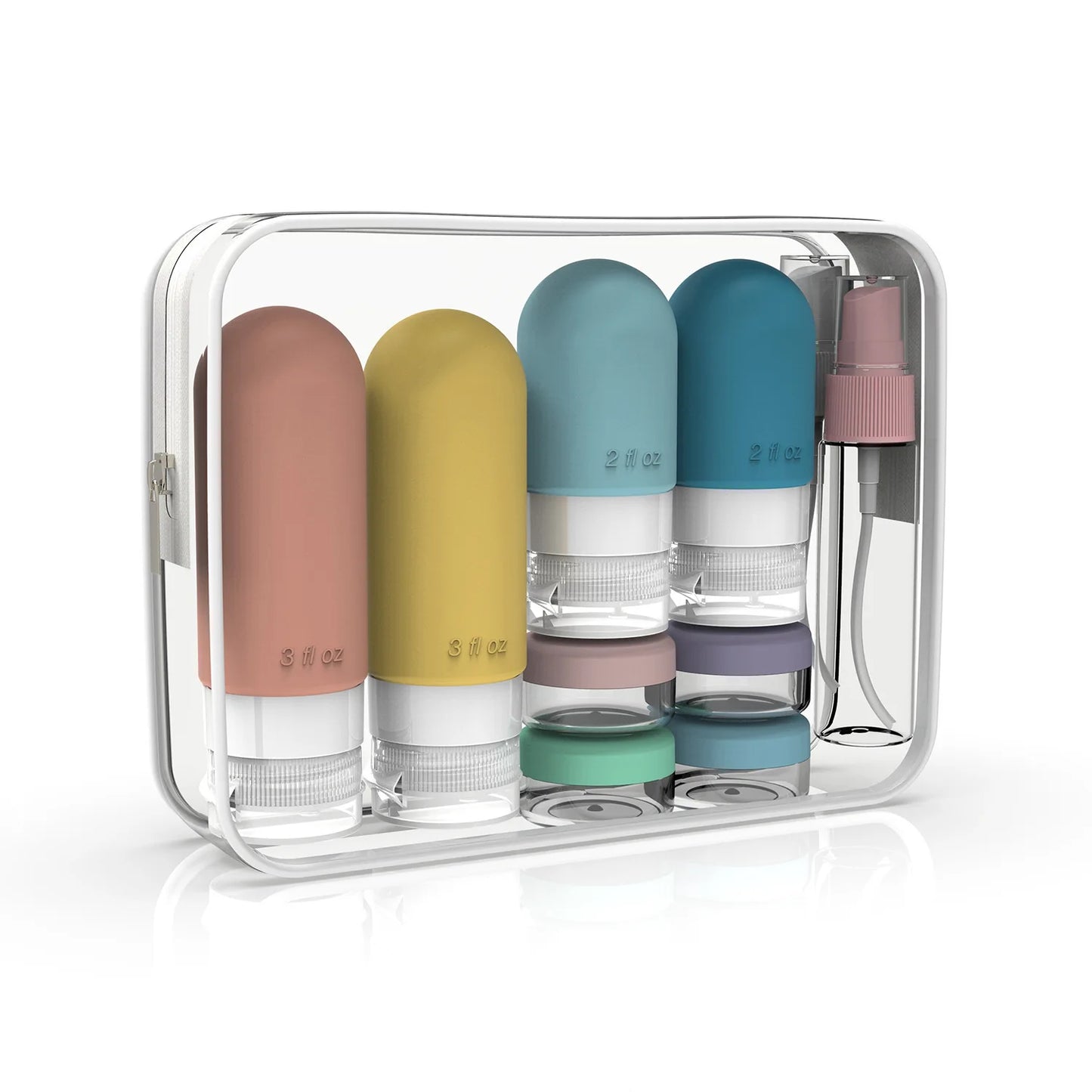 TravelMate™ Leakproof Bottles for Lotion, Shampoo & Skincare On the Go