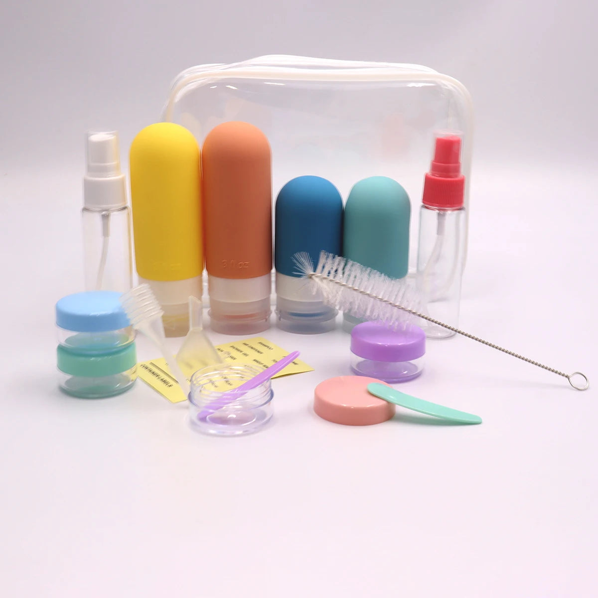 TravelMate™ Leakproof Bottles for Lotion, Shampoo & Skincare On the Go